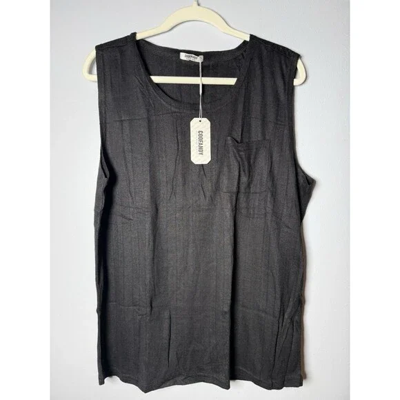 Coofandy Men’s Workout Tanks - 3 Pack Black White Red Size Large NEW - Picture 1 of 16